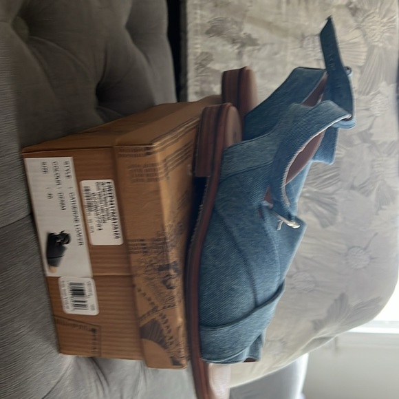 Free People NIB Denim Catherine Sandal - Picture 3 of 7
